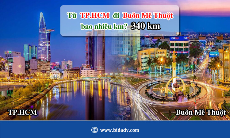 Từ TP.HCM đi Buôn Mê Thuột bao nhiêu km?